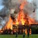 Fire overtakes an old barn during a training exercise and controlled burn in 6700 block of Warner Rd. in Pittsfield Township on Thursday, May 9, 2013. Melanie Maxwell I AnnArbor.com